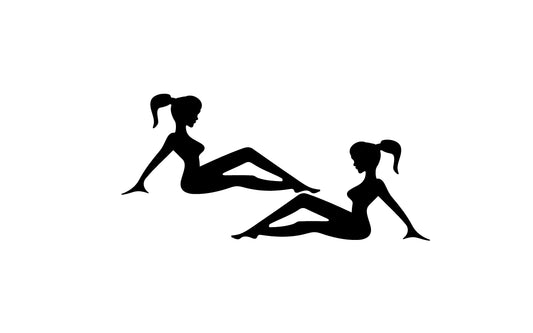 Flap Girl 2 Decal