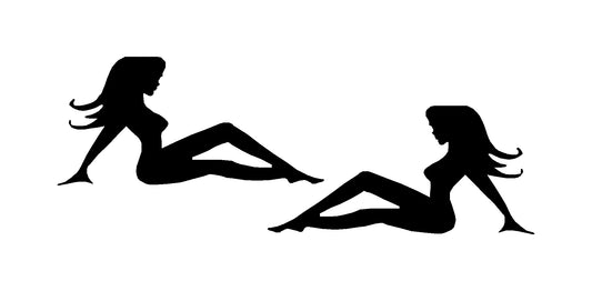 Flap Girl Decal