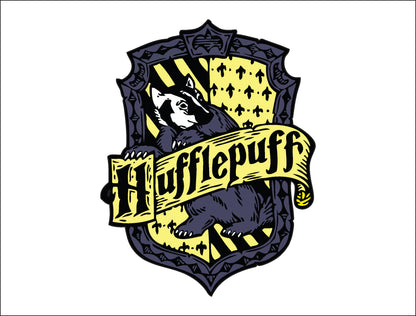 Hogwarts House Emblem Decals – Custom Vinyl Stickers for Harry Potter Fans